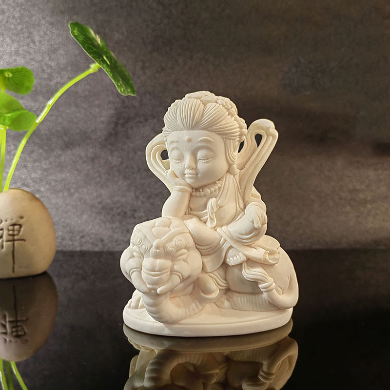 Mini Ivory Fruit Buddha Statue Collection | Serenity Decor