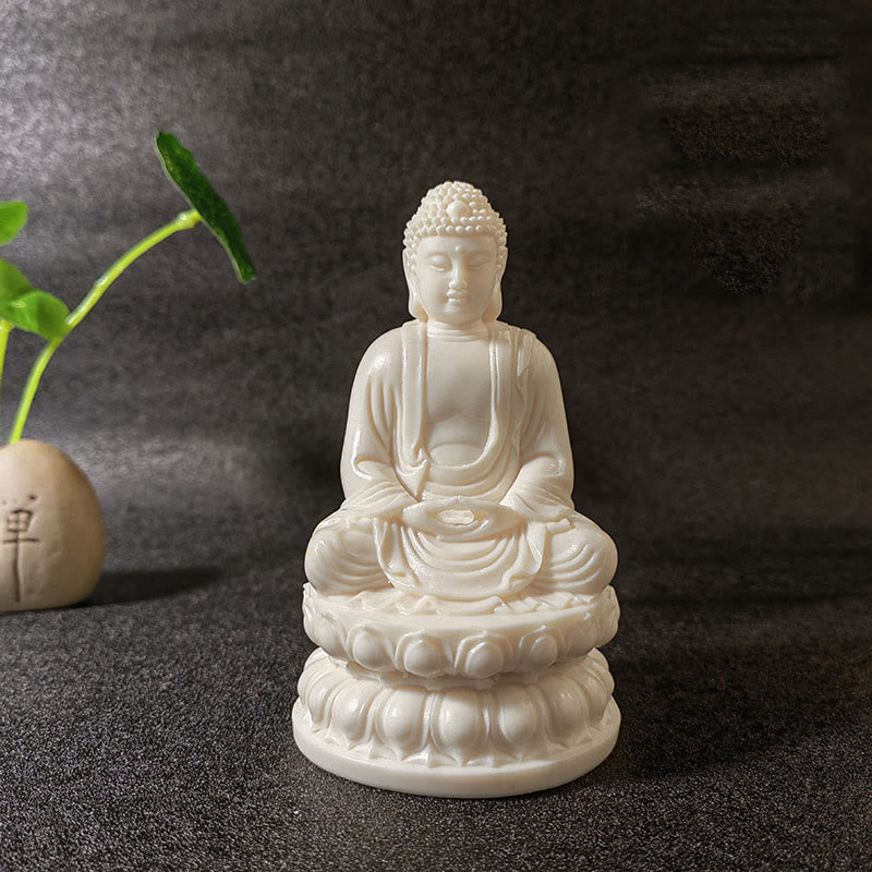 Mini Ivory Fruit Buddha Statue Collection | Serenity Decor