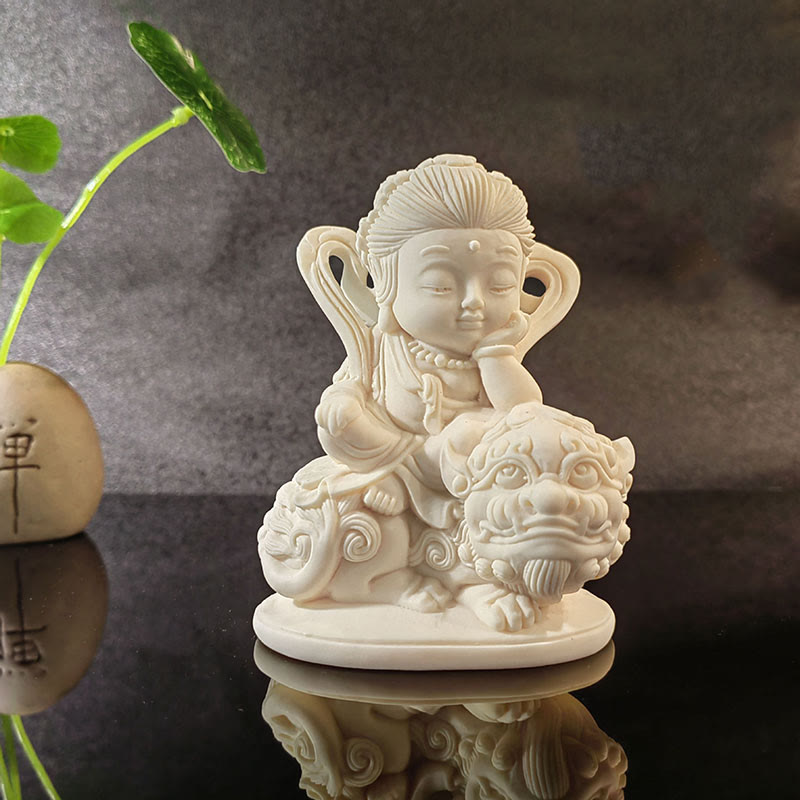 Mini Ivory Fruit Buddha Statue Collection | Serenity Decor