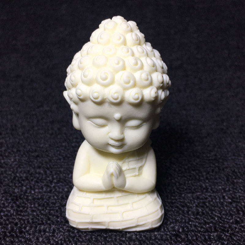 Mini Ivory Fruit Buddha Statue Collection | Serenity Decor