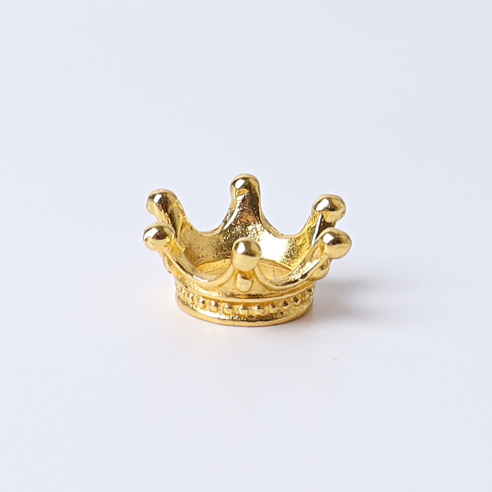 Mini Metal Crown Crystal Display Stand Set of 3