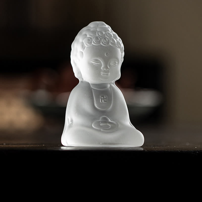 Mini Tathagata Liuli Buddha Serenity Desk Decoration