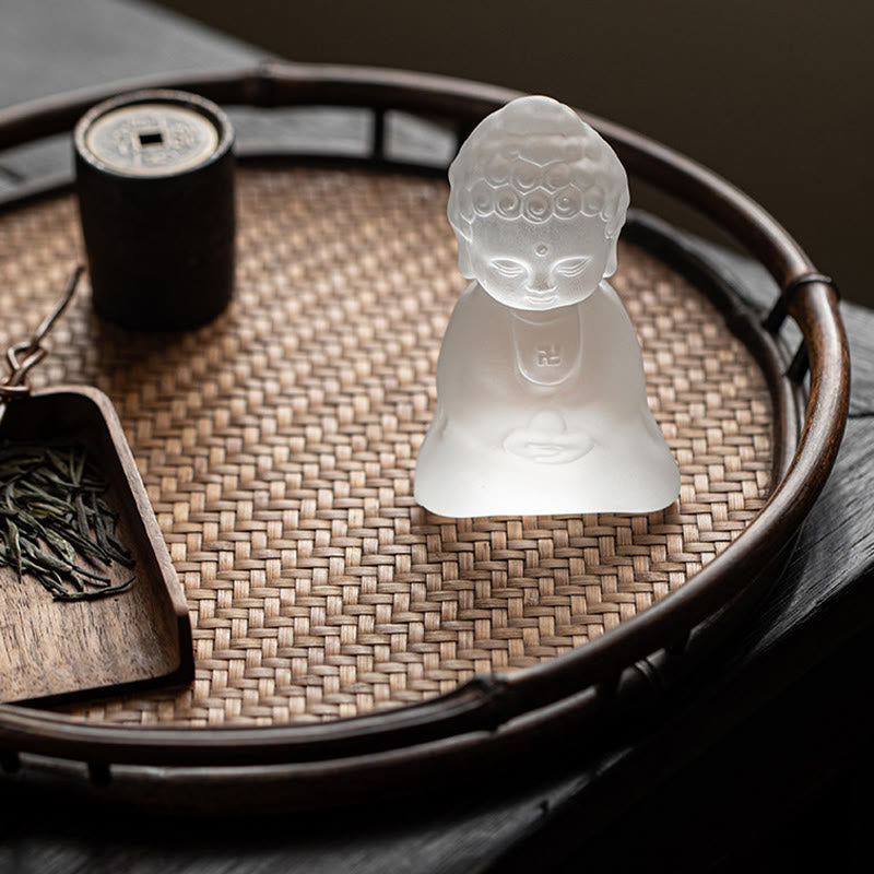 Mini Tathagata Liuli Buddha Serenity Desk Decoration