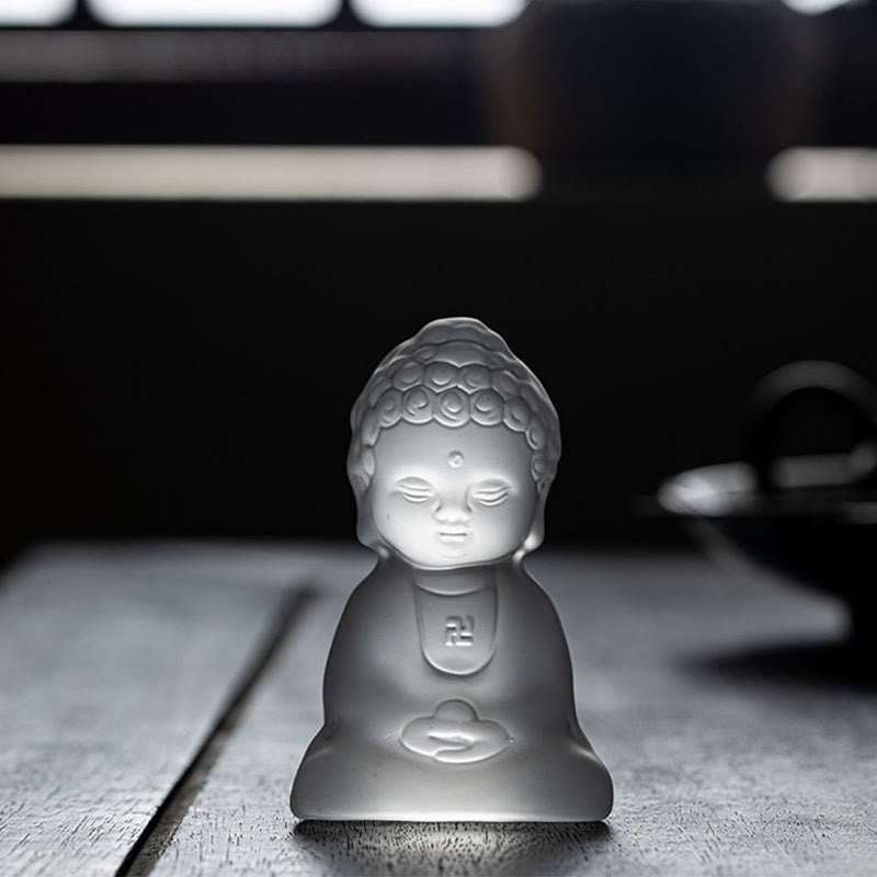 Mini Tathagata Liuli Buddha Serenity Desk Decoration