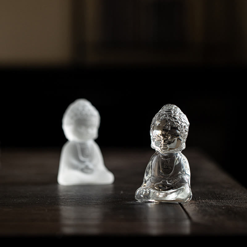 Mini Tathagata Liuli Buddha Serenity Desk Decoration