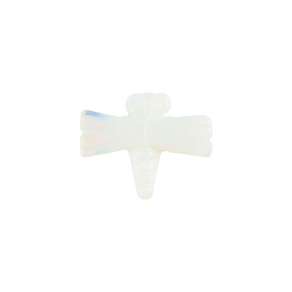 Miniature Polished Stone Dragonfly Carvings - 1 Inch