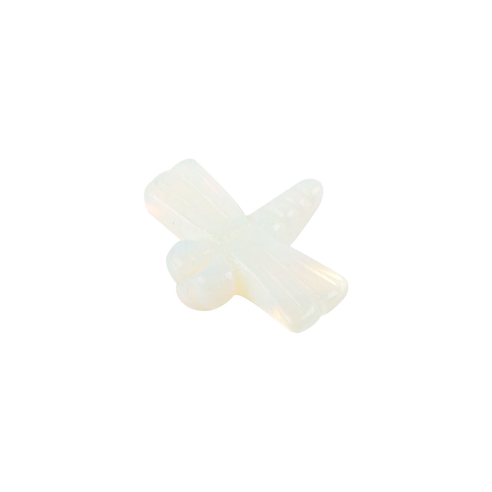 Miniature Polished Stone Dragonfly Carvings - 1 Inch
