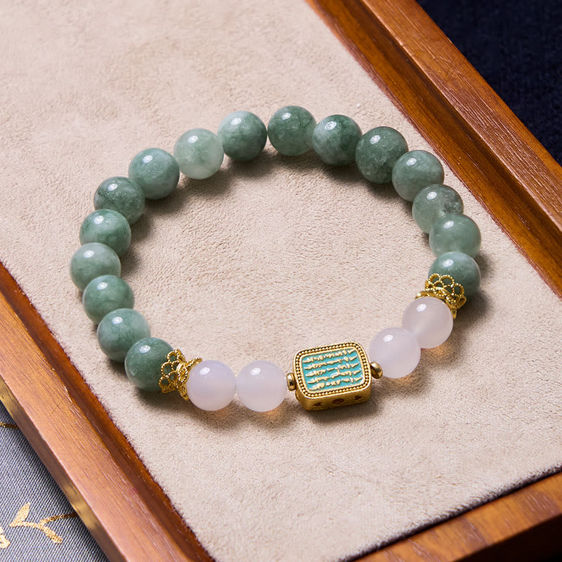 Mint Green Jade Bracelet Bangle Bundle for New Beginnings