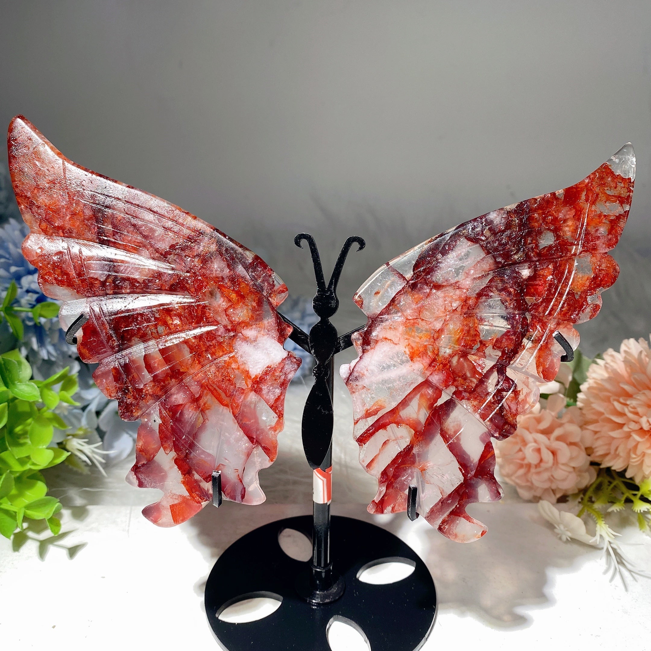 Mixed Crystal Butterfly Wings 6-9in Healing Figurine