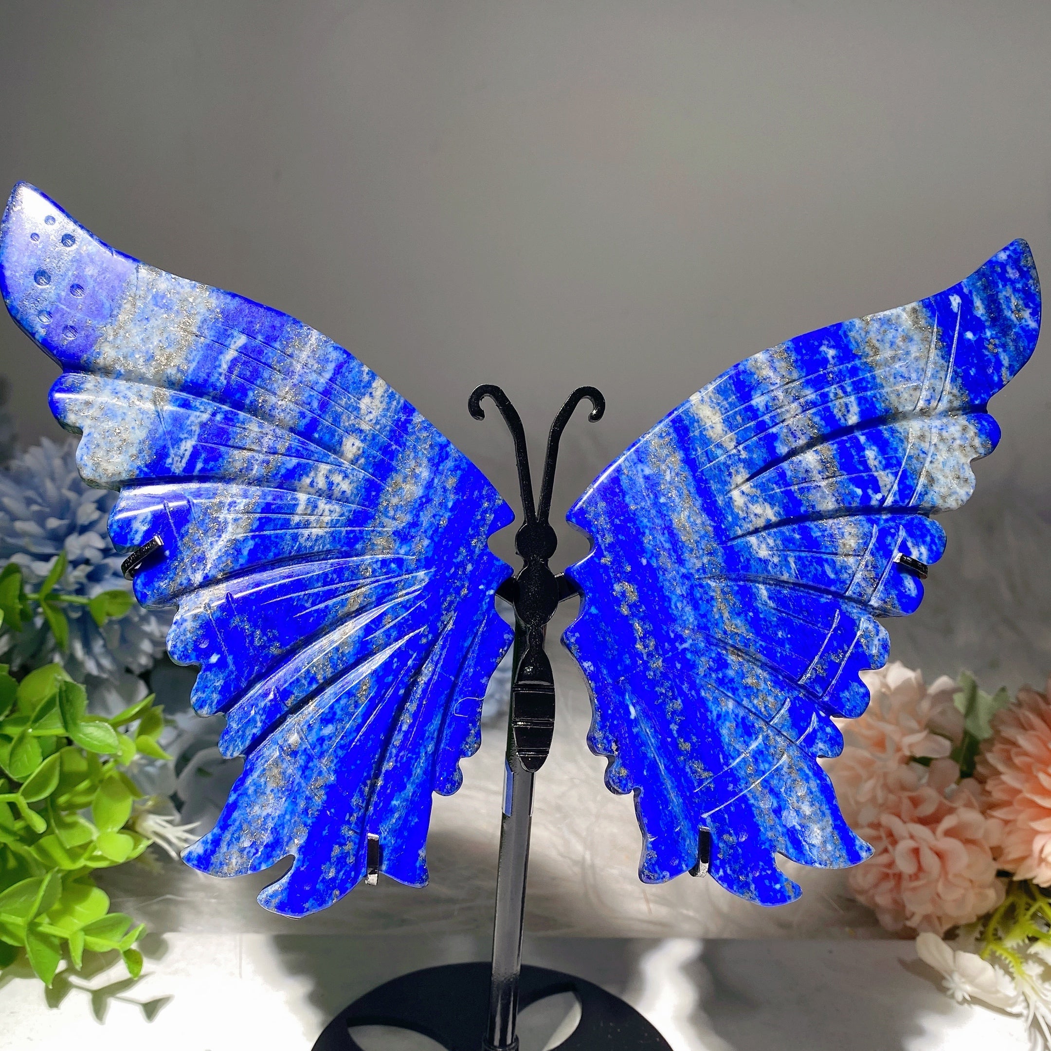Mixed Crystal Butterfly Wings 6-9in Healing Figurine