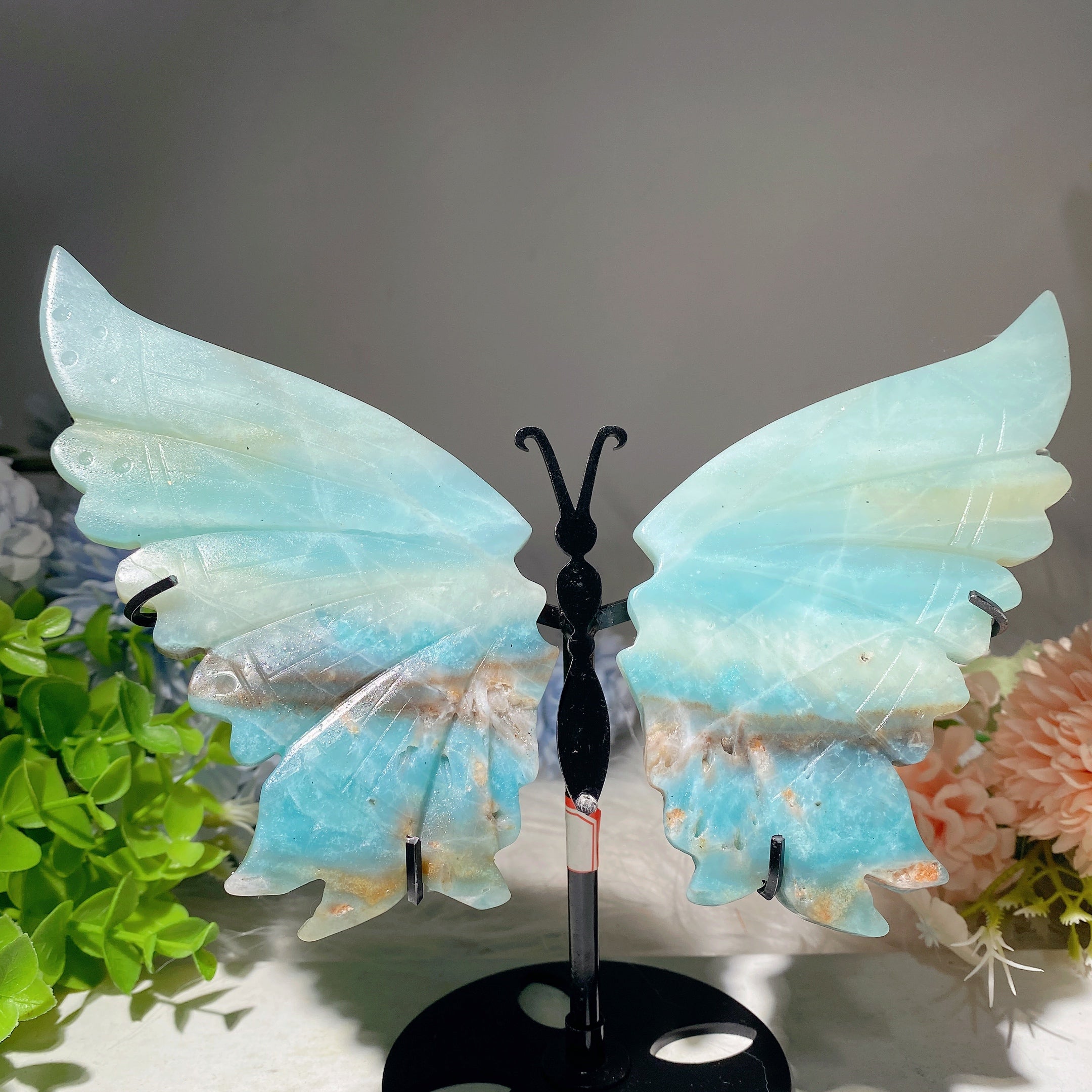 Mixed Crystal Butterfly Wings 6-9in Healing Figurine
