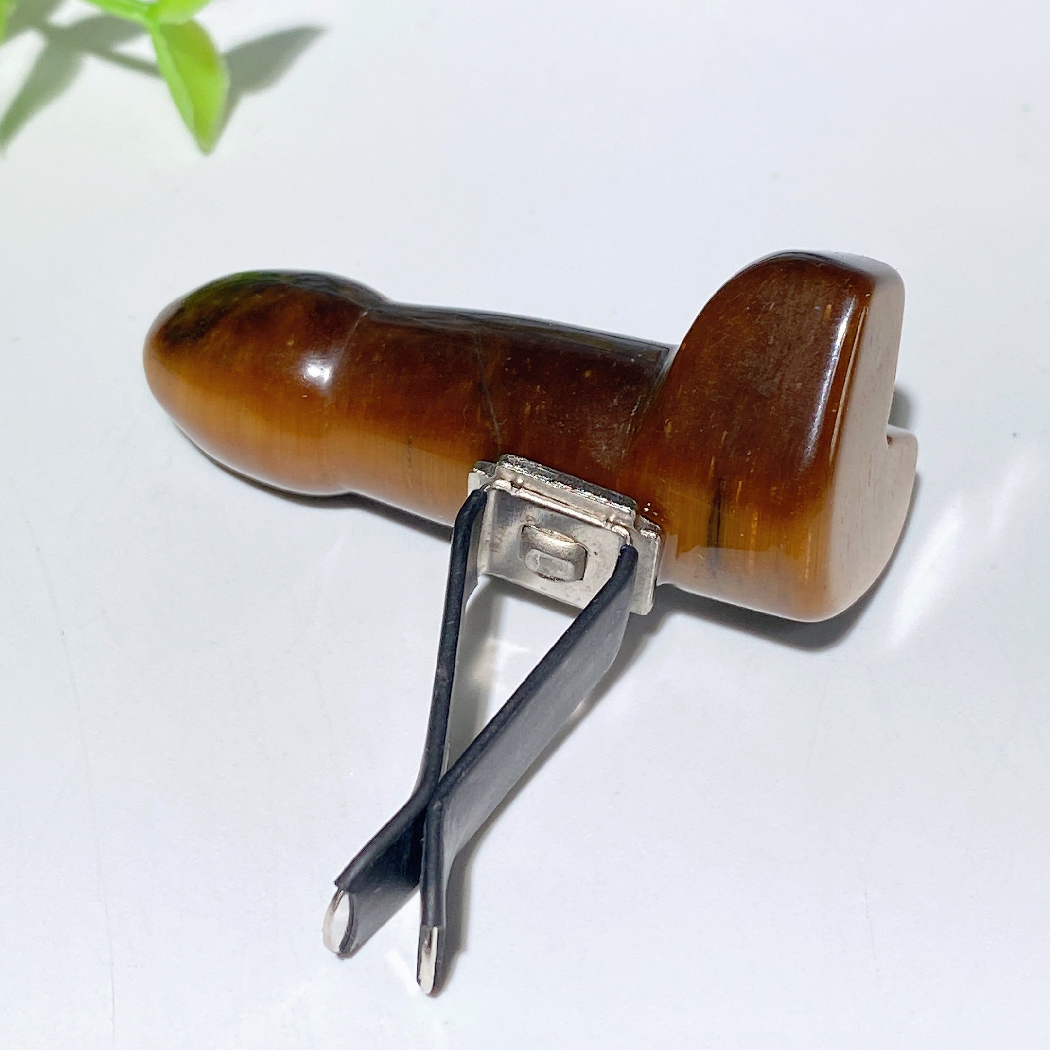 Mixed Crystal Ding Ding Air Vent Clip 2-inch Healing Stone