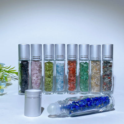 Mixed Crystal Healing Oil Roller | 3.3 Inch Healing Stone