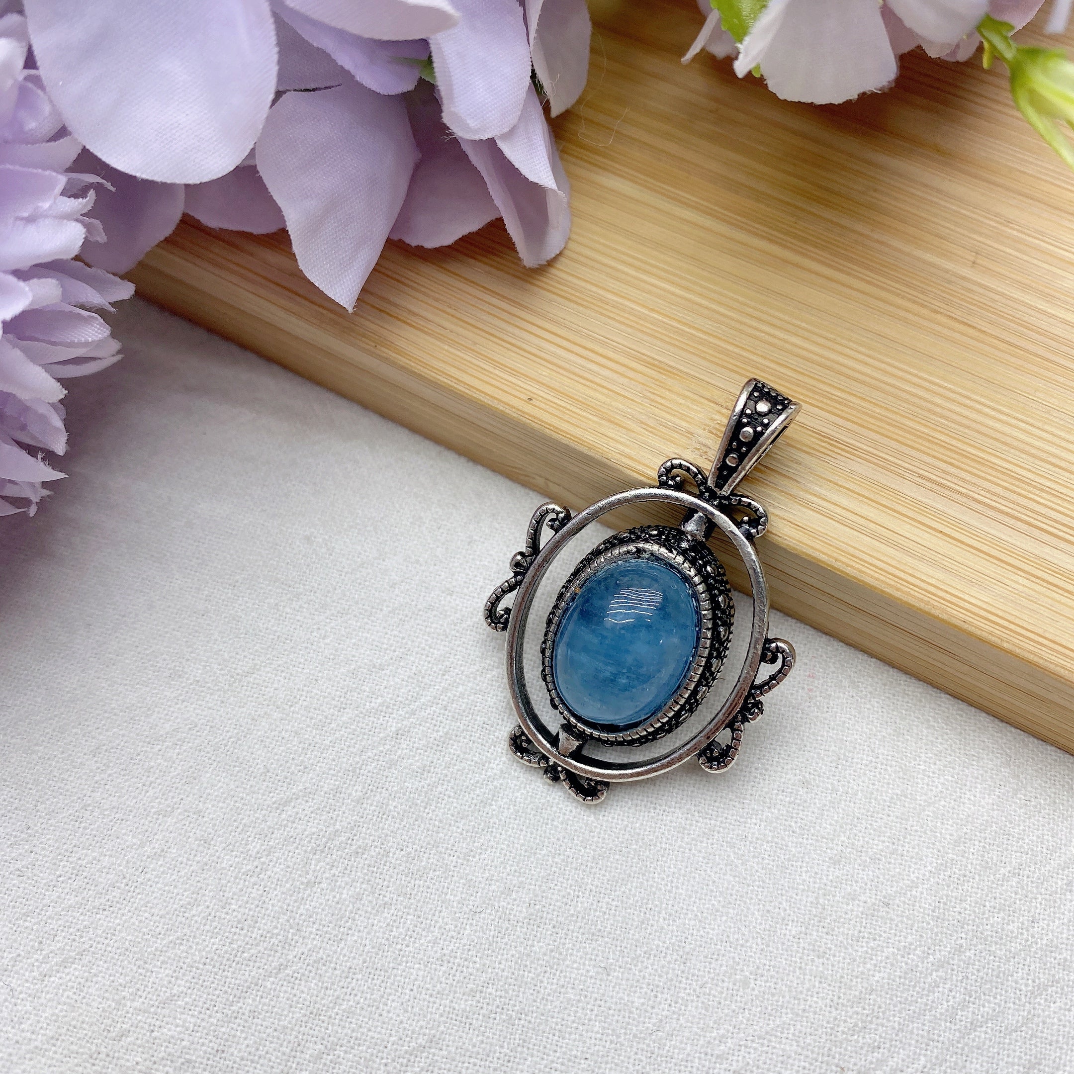 Mixed Crystal Healing Pendant | Spiritual Necklace 1.6 inch