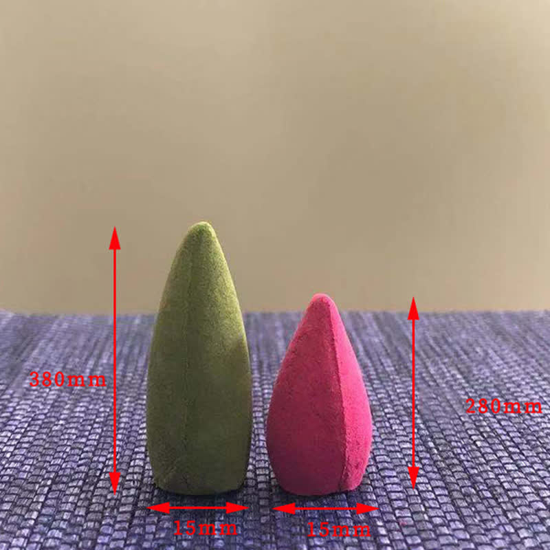Mixed Floral Aroma Sandalwood Backflow Incense Cones 50 Pack