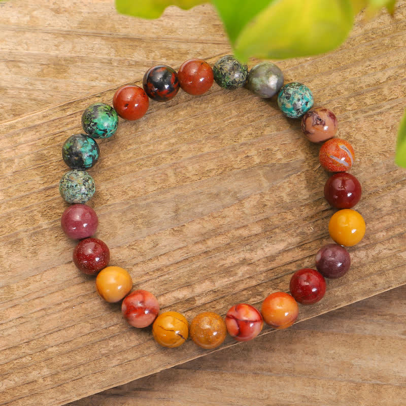 Mookaite 108 Bead Gemstone Mala for Emotional Growth
