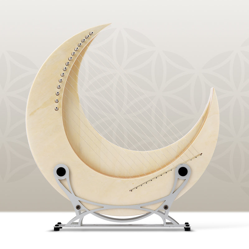 Moon Lyre Harp Instrument for Beginners - 8/11/15 Strings