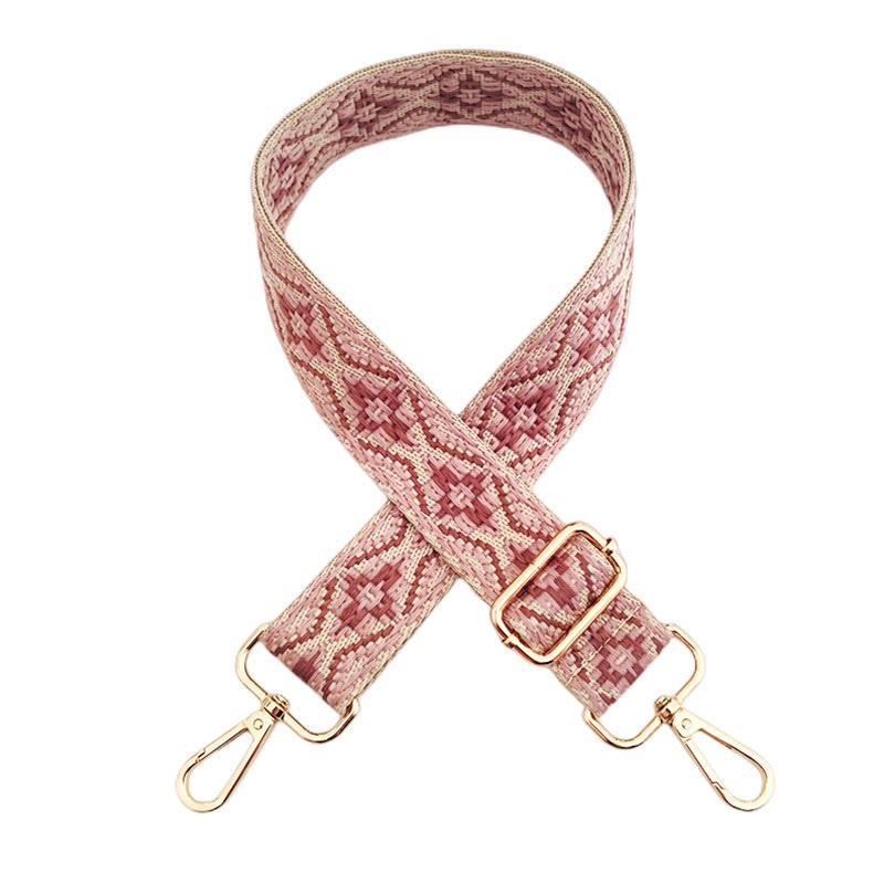 Multicolor Embroidered Adjustable Bag Strap for Spiritual Accessories