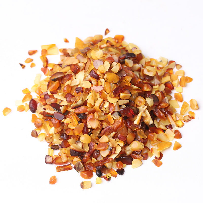 Natural Amber Chips Raw Crystals for DIY Healing