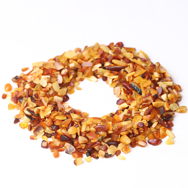 Natural Amber Chips Raw Crystals for DIY Healing