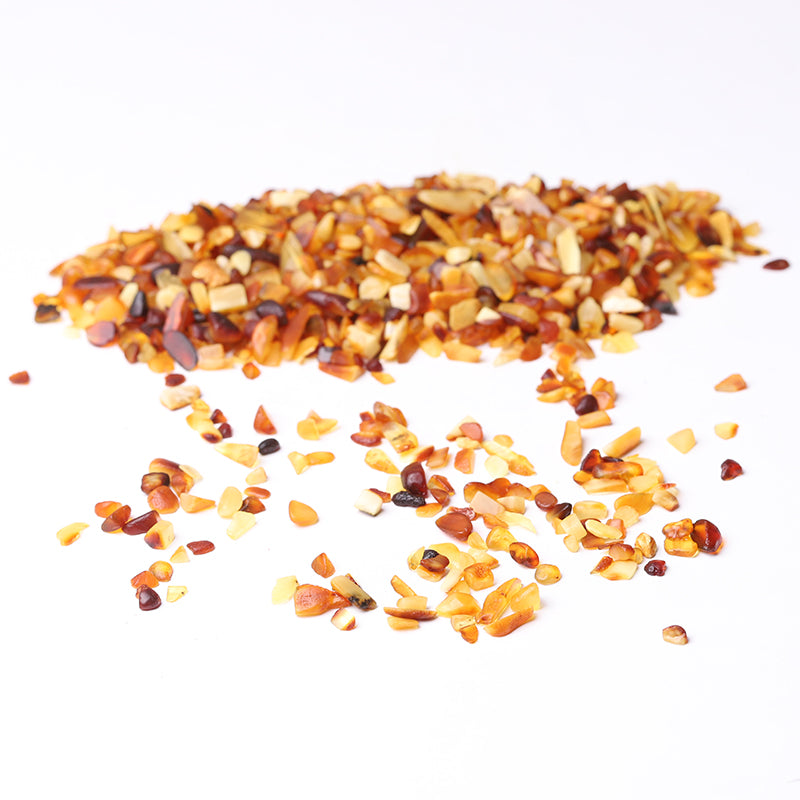 Natural Amber Chips Raw Crystals for DIY Healing