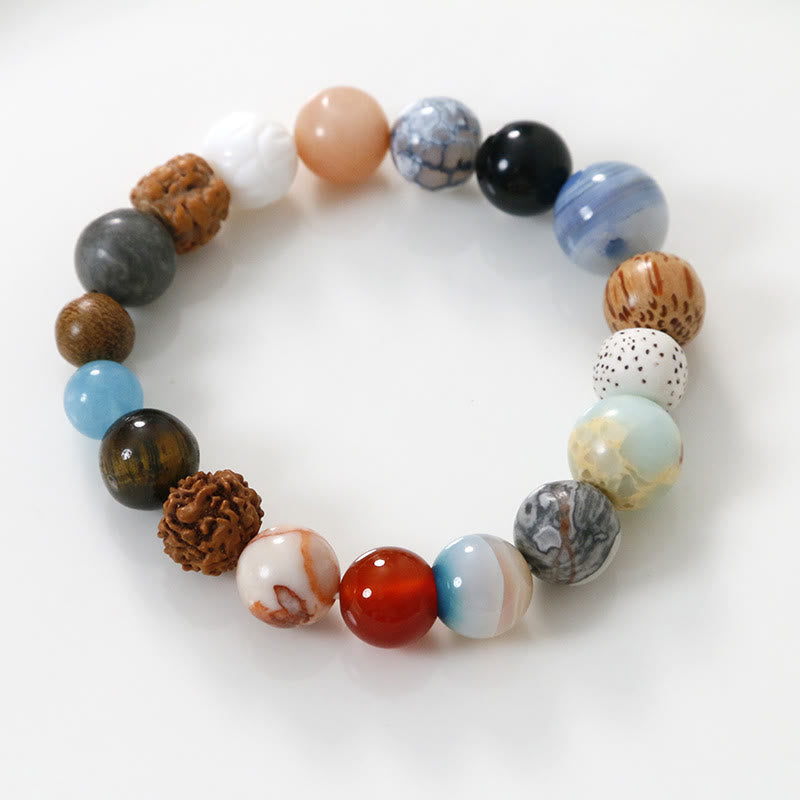 Natural Bodhi Seed Spiritual Bracelet for Protection & Wisdom