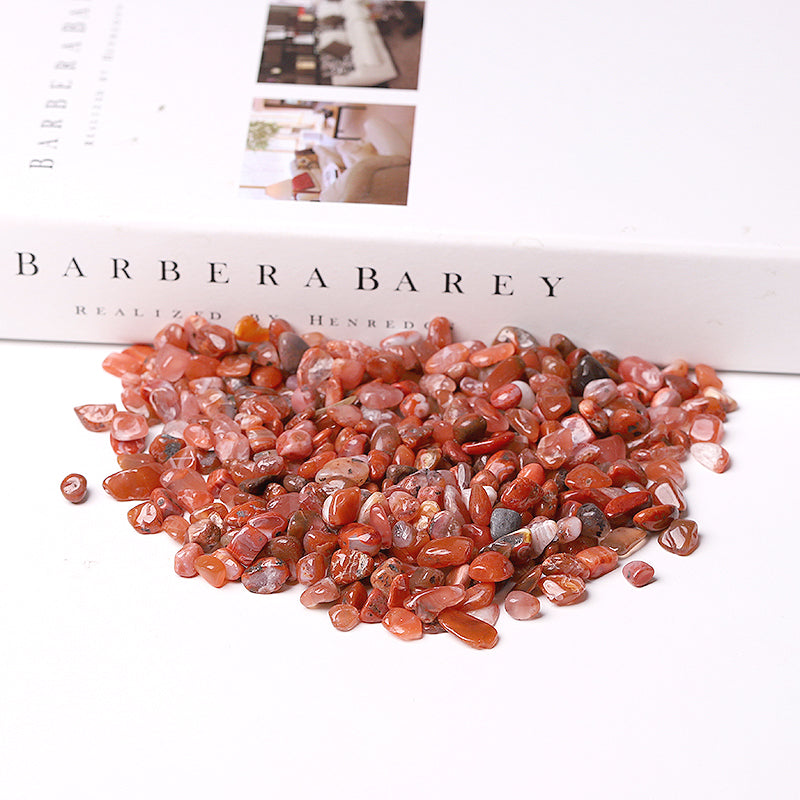 Natural Carnelian Chips 5-9mm Crystal Decoration