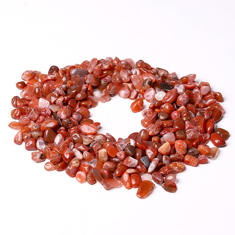 Natural Carnelian Chips 5-9mm Crystal Decoration