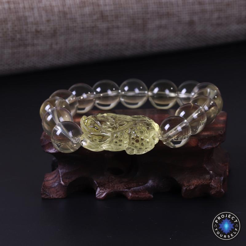 Natural Citrine Pi Xiu Wealth Bracelet