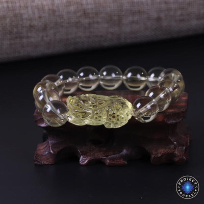 Natural Citrine Pi Xiu Wealth Bracelet