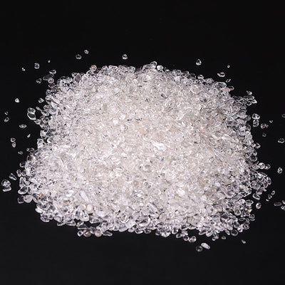 Natural Clear Quartz Tumbled Chips 5-9mm for Decoration