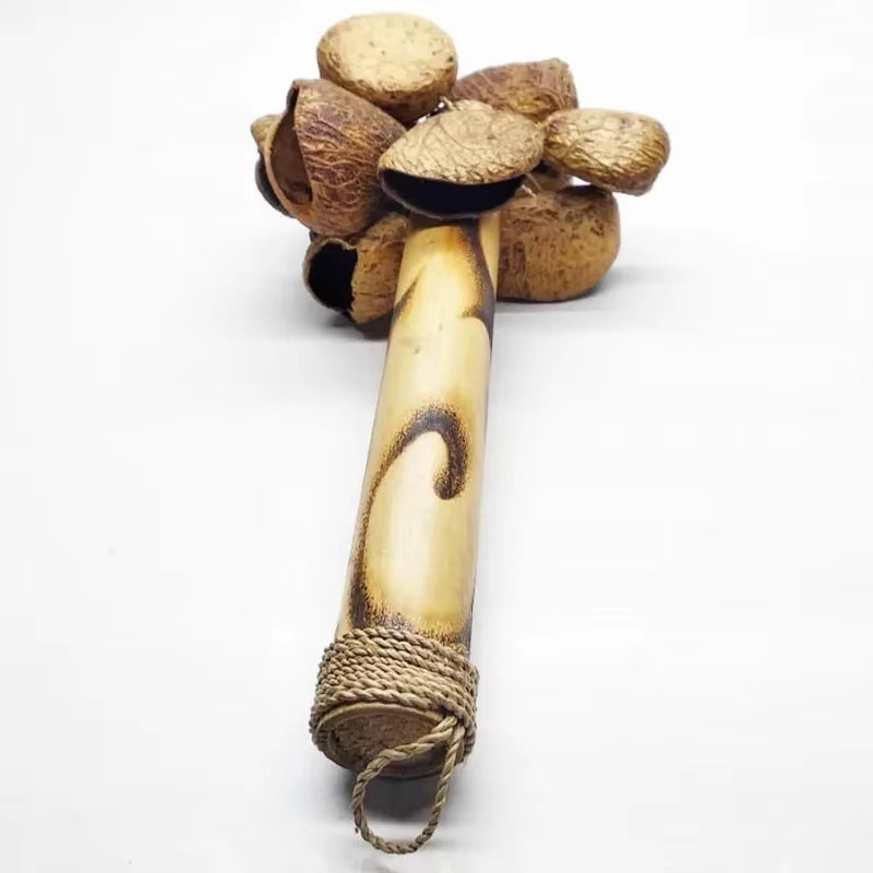 Hand Shell Instruments Fruit Shell Hand Bell for Sale - Healing Sound Instrument