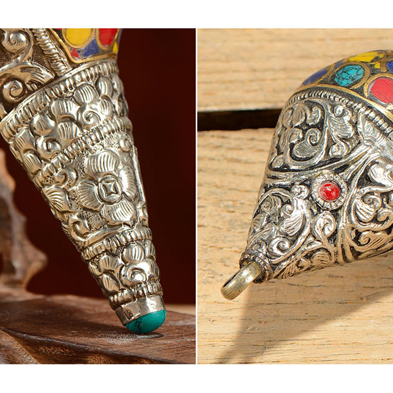 Natural Colorful Shankha Conch Shell Decoration for Zen Decor