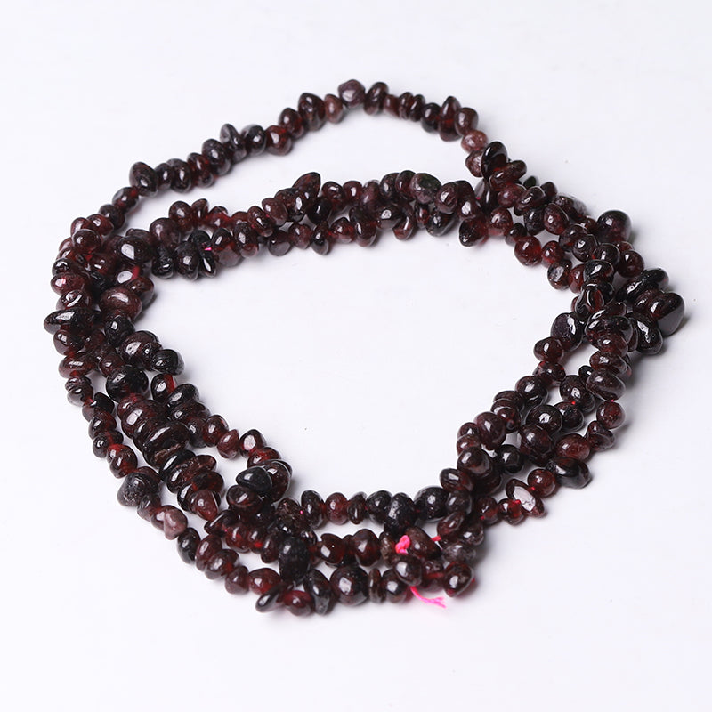 Natural Crystal Chips String 32 Inch | DIY Tumbled Stones