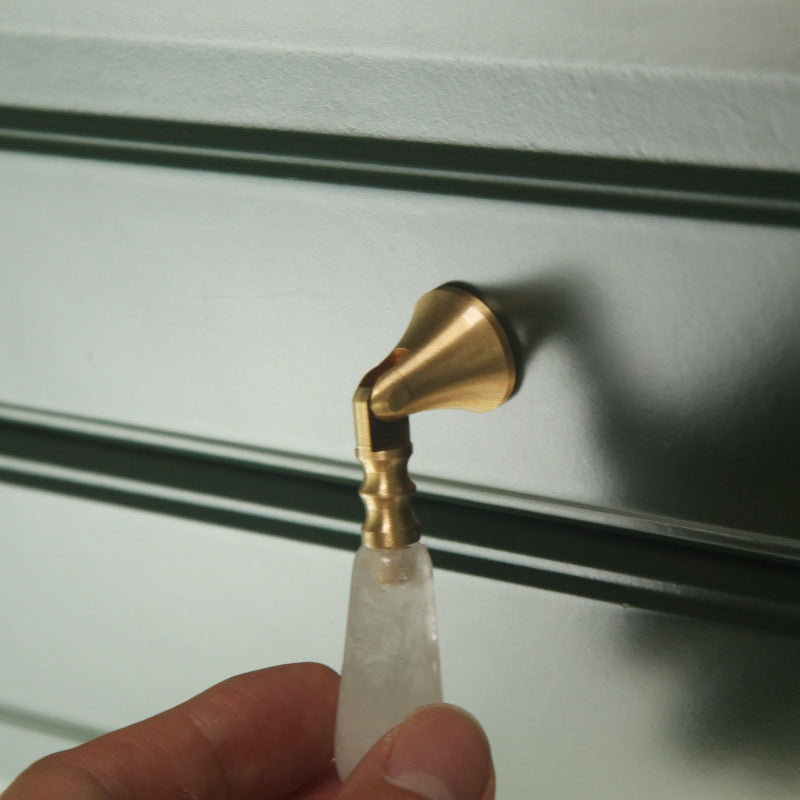 Natural Crystal Handles 56mm for Wardrobe & Drawer Decoration