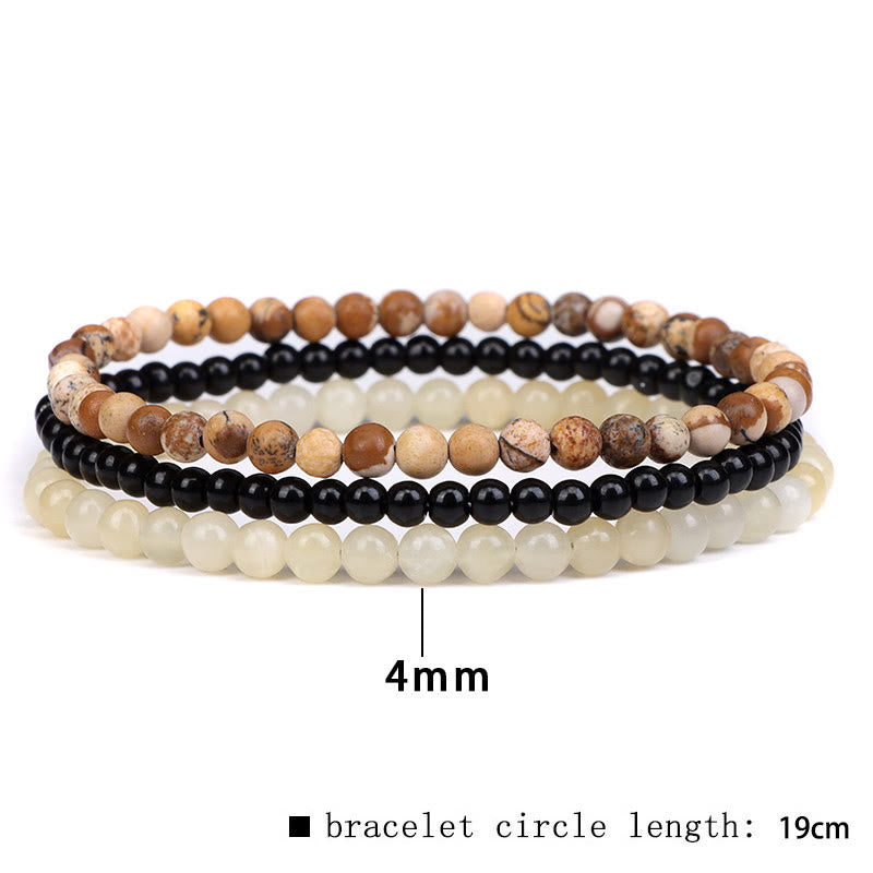 Natural Crystal Inner Peace Spiritual Bracelet Set