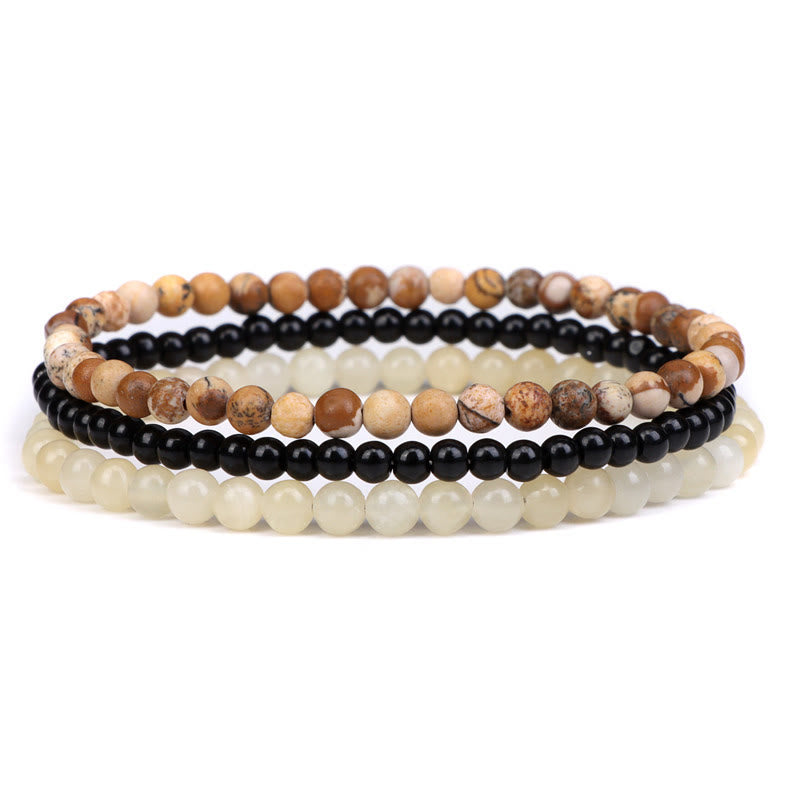Natural Crystal Inner Peace Spiritual Bracelet Set