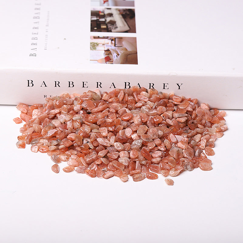 Natural Golden Strawberry Quartz Chips 5-9mm Healing Crystals