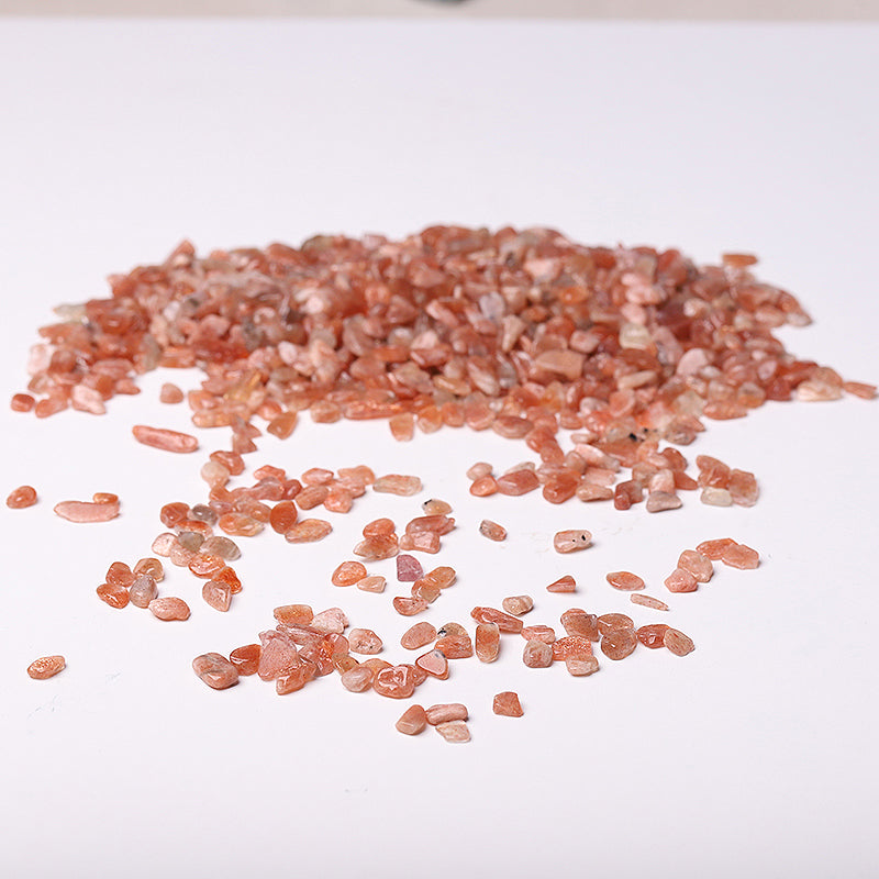 Natural Golden Strawberry Quartz Chips 5-9mm Healing Crystals