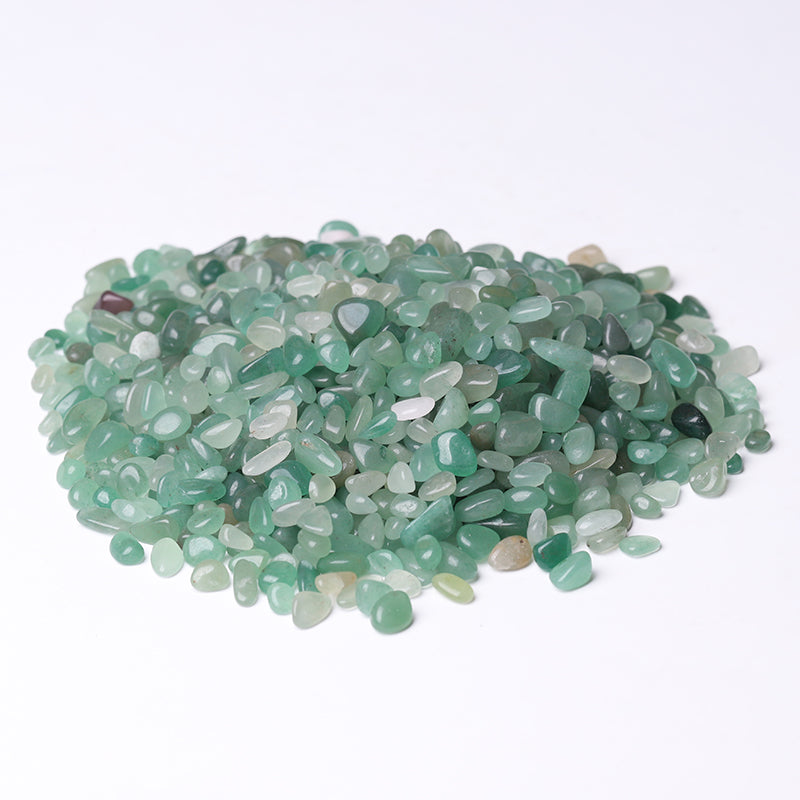 Natural Green Aventurine Tumbled Chips 5-9mm Healing Stones