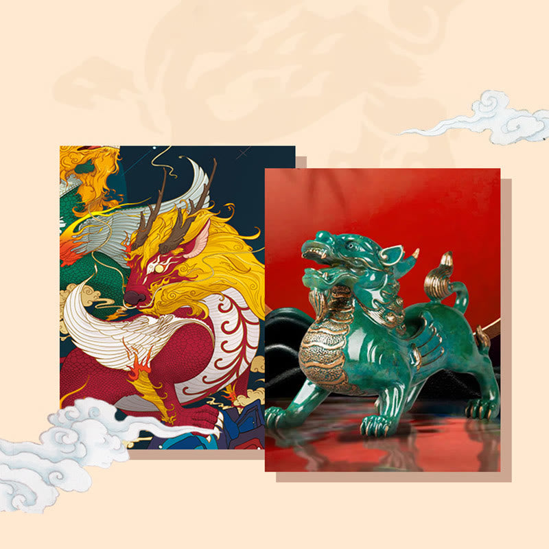 Natural Jade PiXiu Luck Prosperity Bracelet 14-26cm