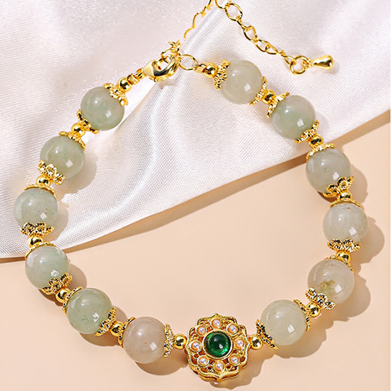 Natural Jade Prosperity Bracelet for Abundance and Luck