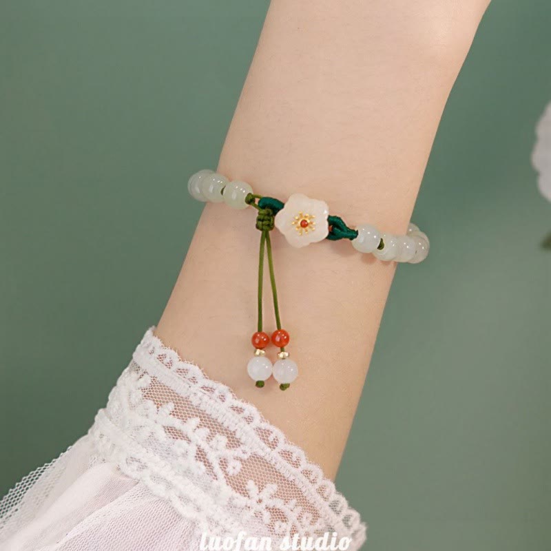 Natural Jade Prosperity Bracelet for Luck and Abundance