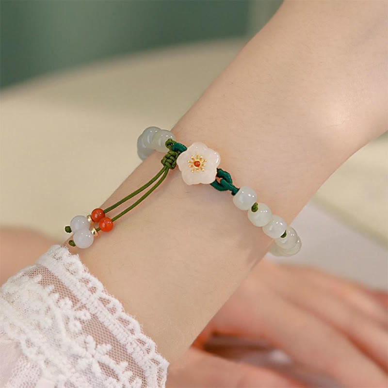 Natural Jade Prosperity Bracelet for Luck and Abundance