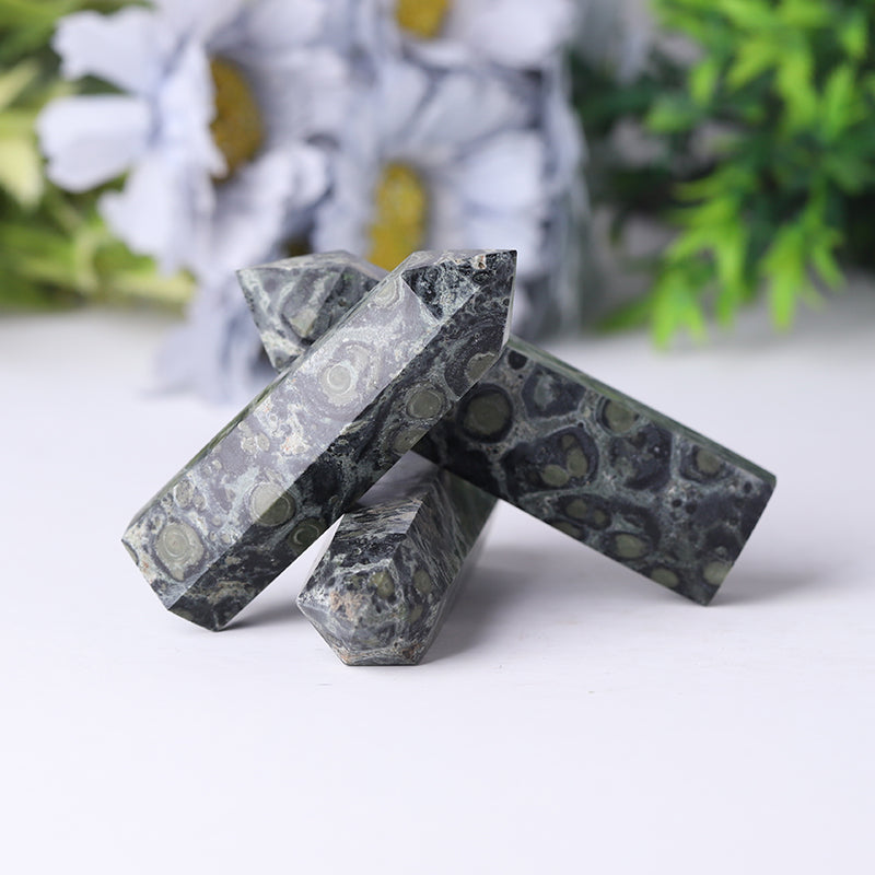 Natural Kambaba Jasper Crystal Point Wand 2.4-4.5 inches