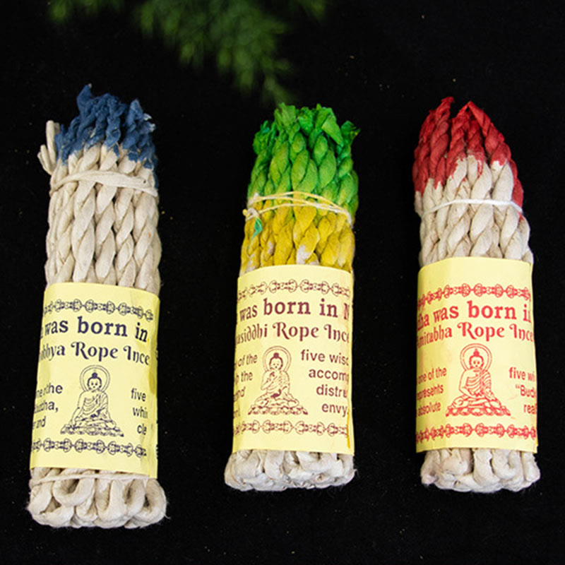 Natural Nepal Rope Incense for Healing and Meditation Rituals