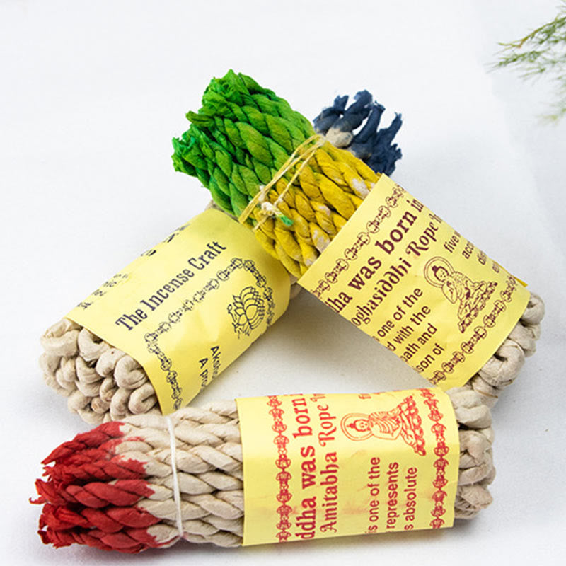 Natural Nepal Rope Incense for Healing and Meditation Rituals