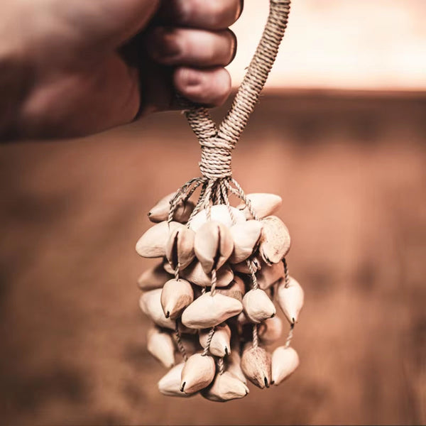 Seed Shell Shakers for healing - Nut African Chimes