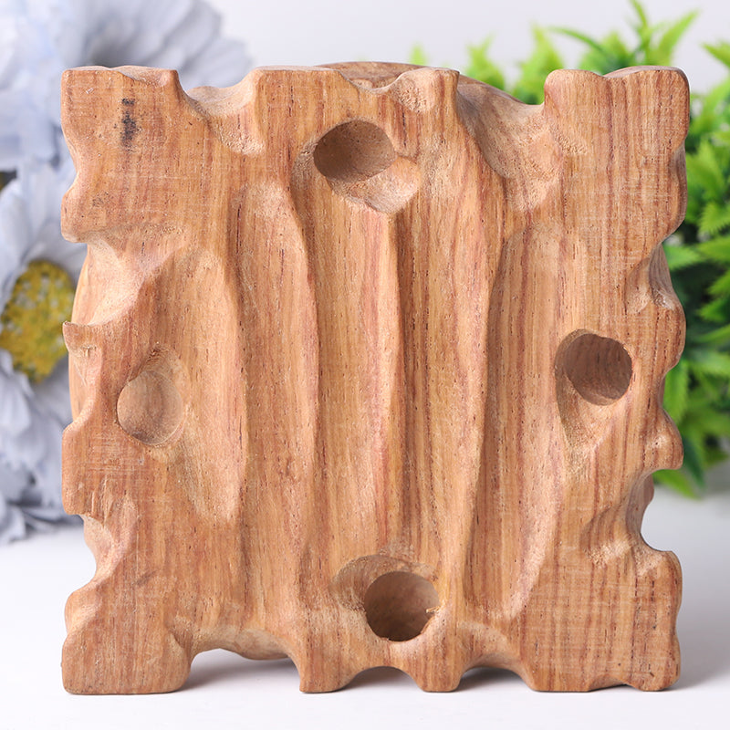 Natural Wooden Crystal Display Stand 2 to 11cm
