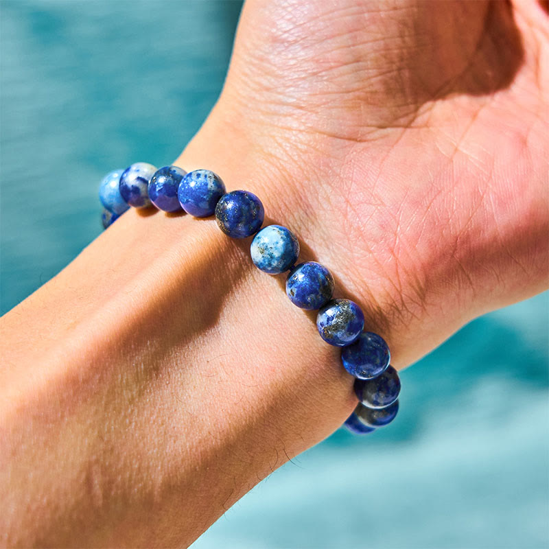 Naturally Mindful 8mm Lazurite Self-Care Bracelet
